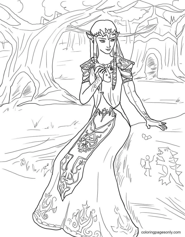Zelda Coloring Pages 39