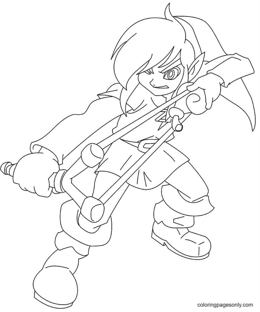 Zelda Coloring Pages 41