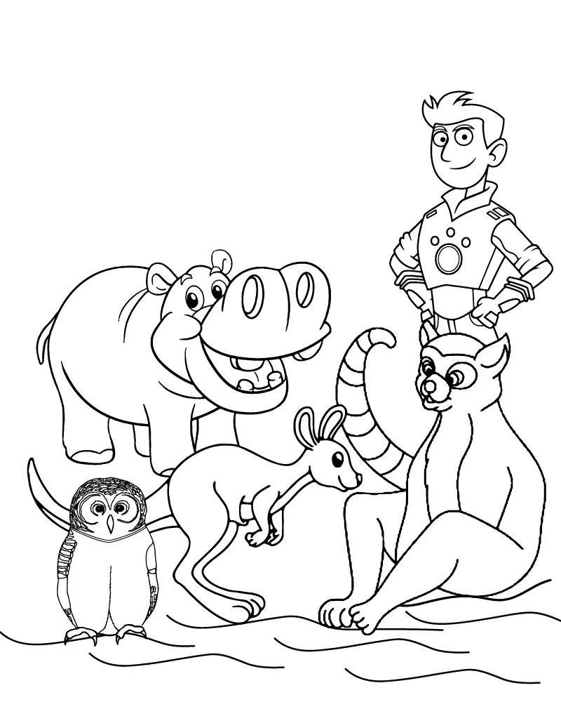 Zoboomafoo Para Colorear