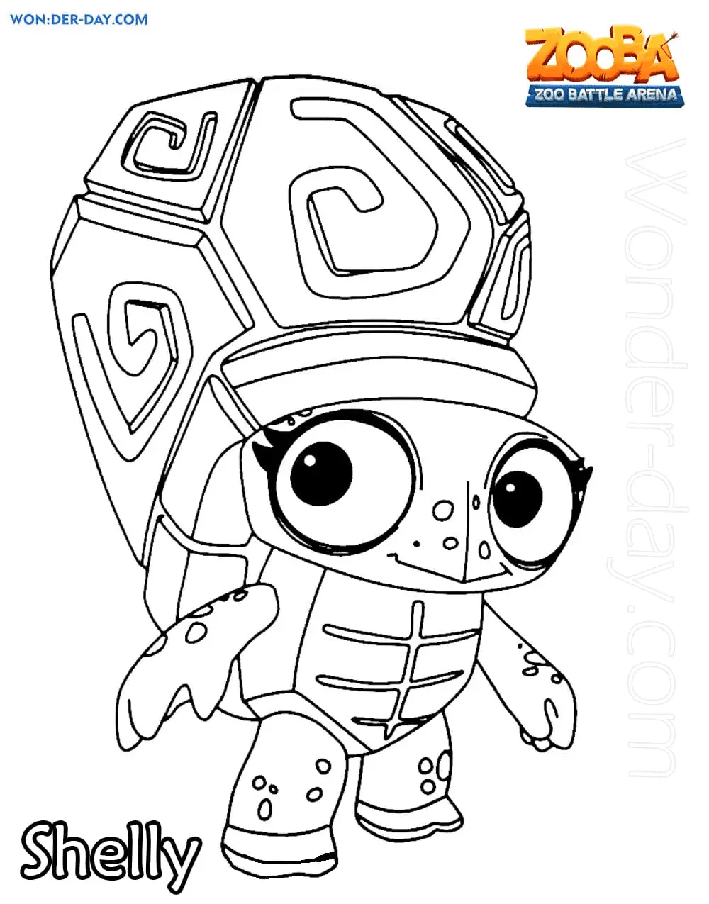 Zooba Ausmalbilder 24