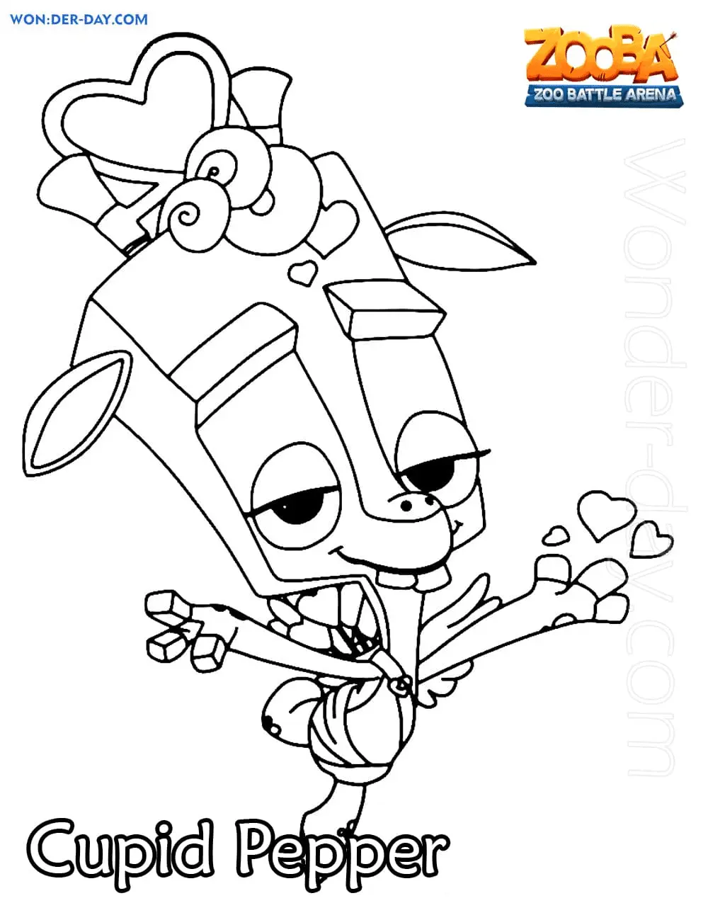 Zooba Coloring Pages