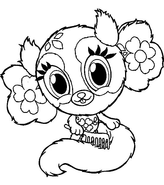 Zoobles Ausmalbilder 1