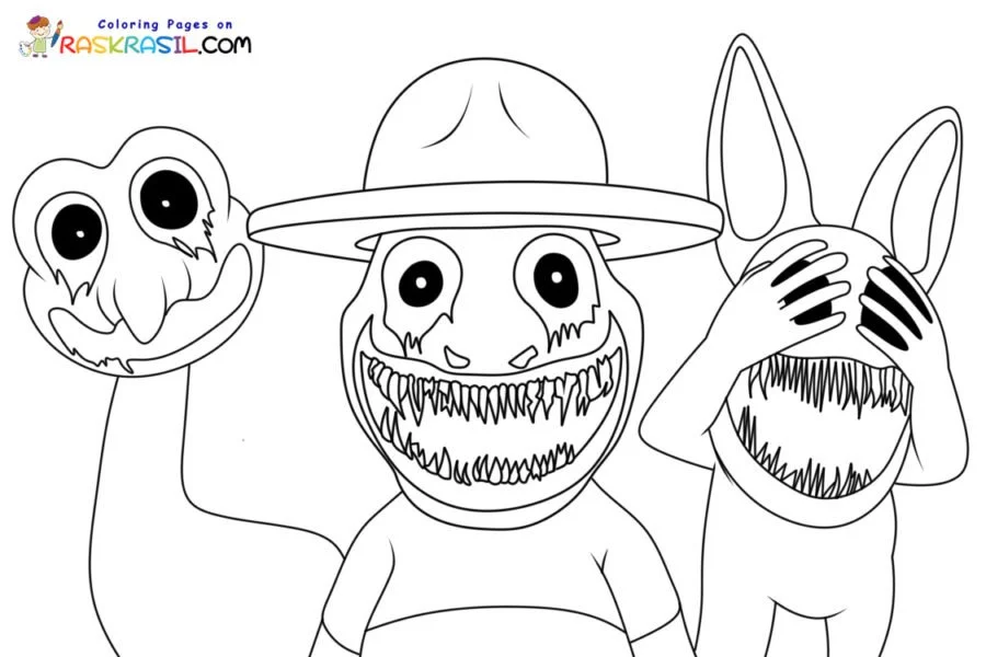 Zoonomaly Coloring Pages 2