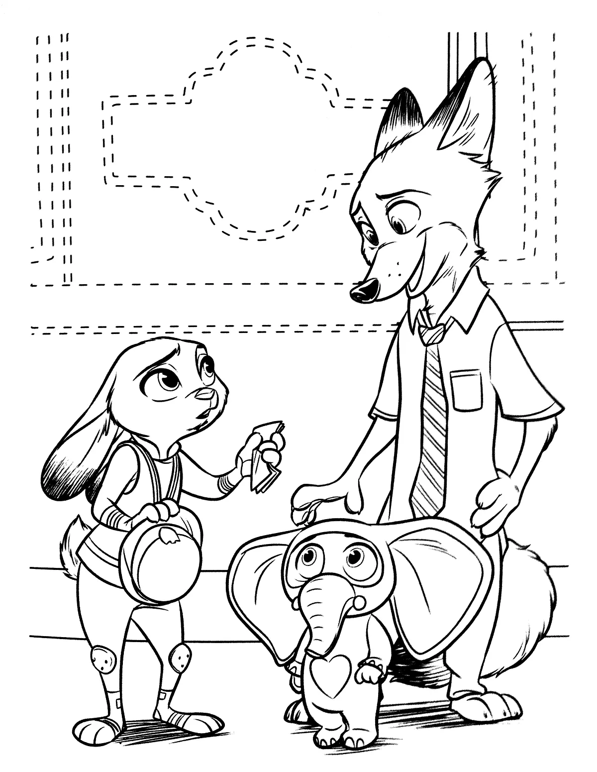 Zootopia Para Colorear 52