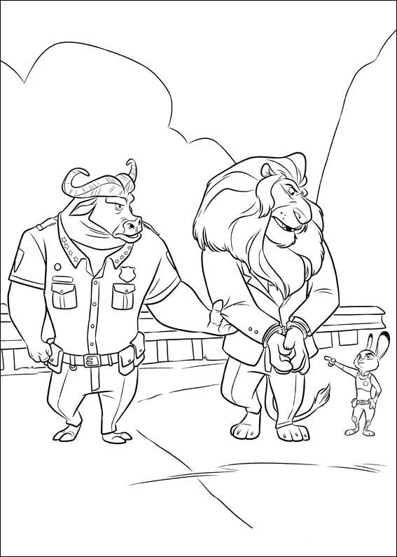 Zootopia Coloring Pages 59