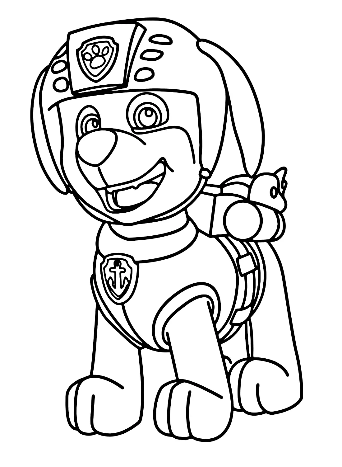 Zuma Paw Patrol Coloring Pages