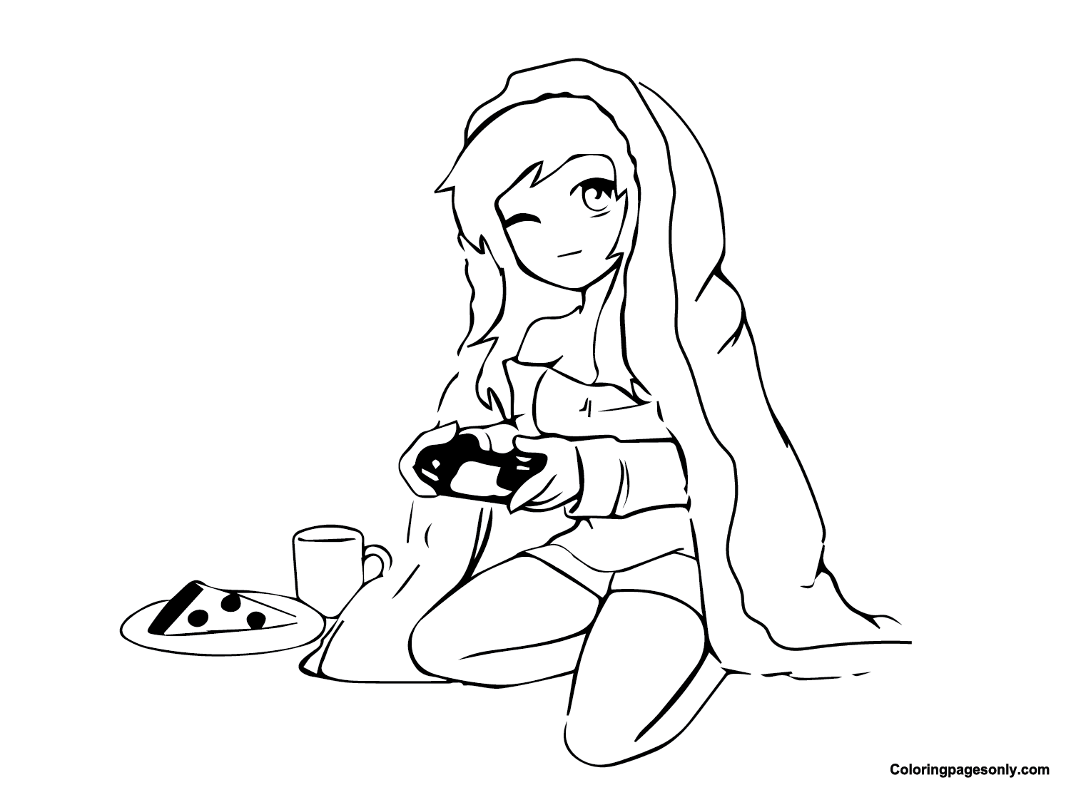 Aphmau Coloring Pages Printable for Free Download