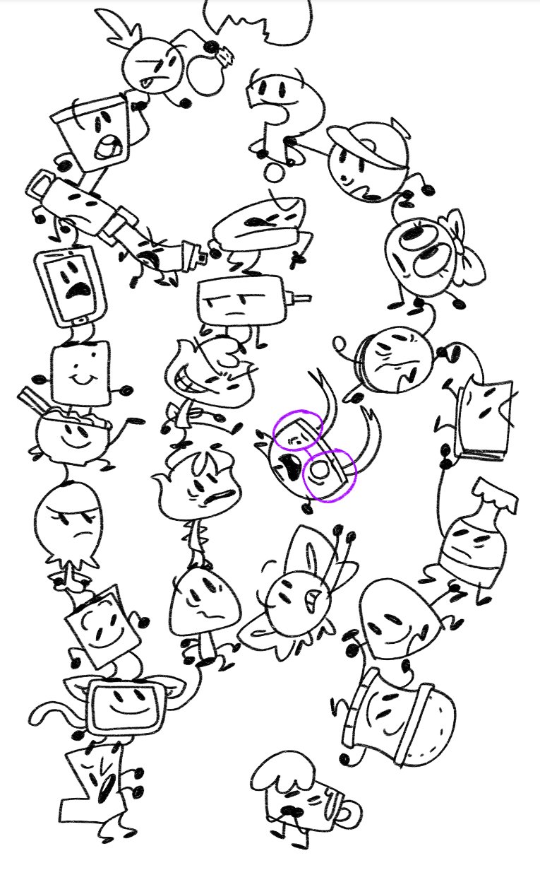 BFDI Coloring Pages Printable for Free Download