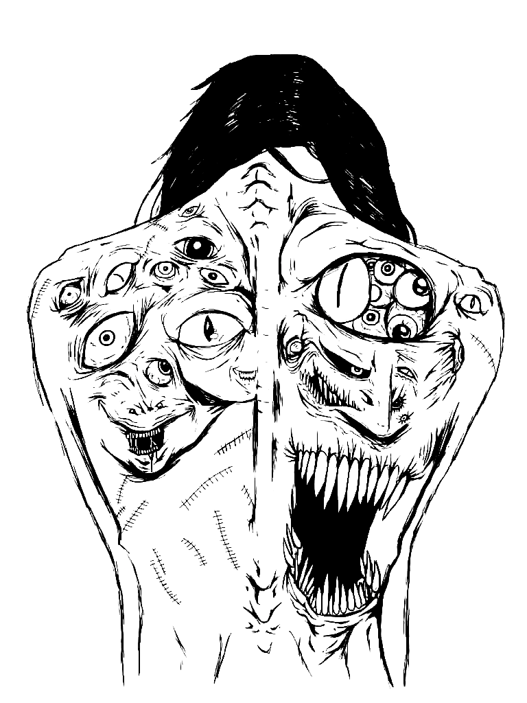 Horror Coloring Pages Printable for Free Download
