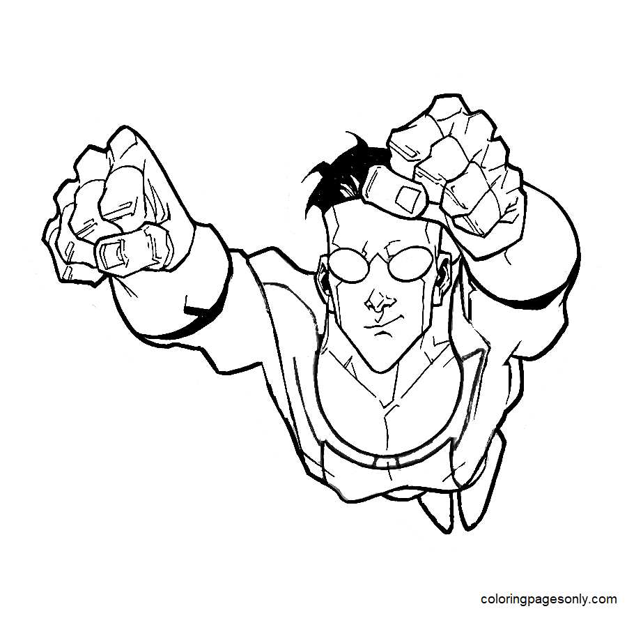 Invincible Coloring Pages Printable for Free Download