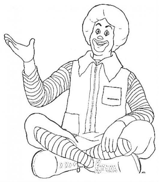 McDonalds Coloring Pages Printable for Free Download