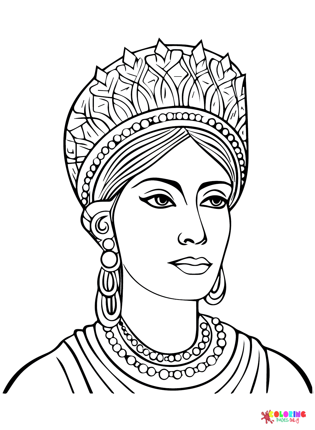 Queen Coloring Pages Printable for Free Download