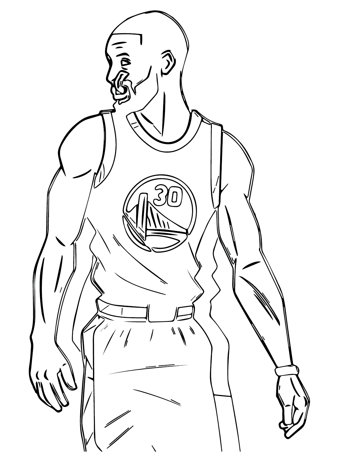 Stephen Curry Coloring Pages Printable for Free Download