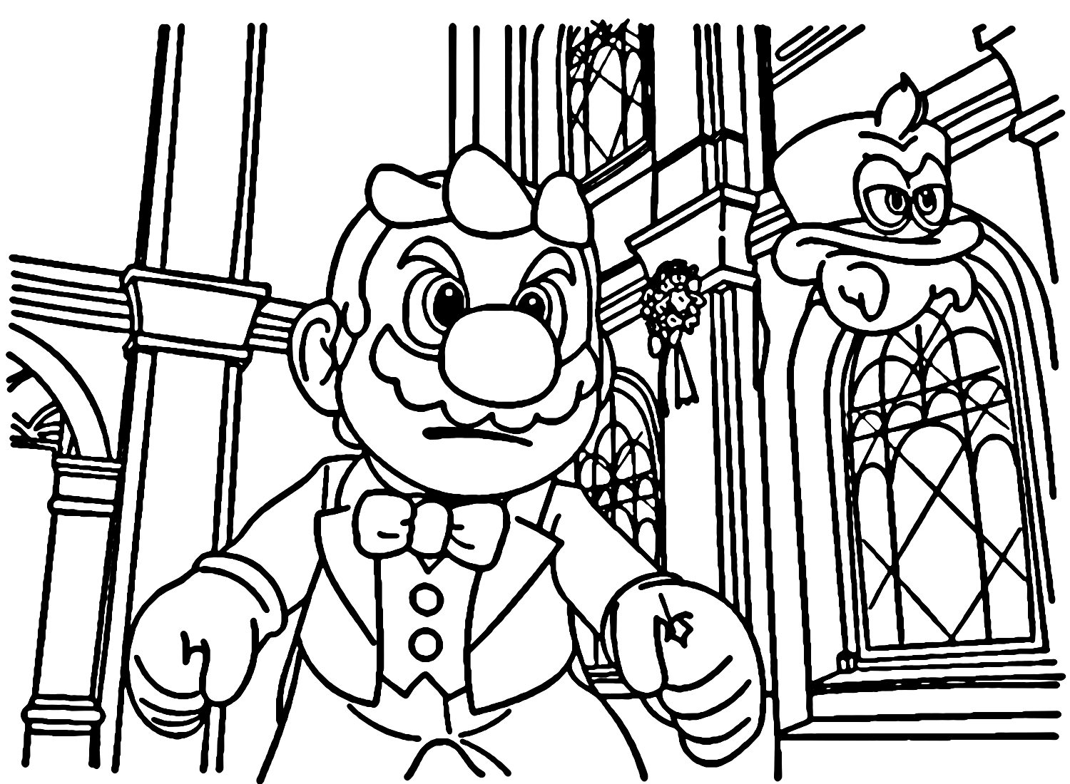 Super Mario Odyssey Coloring Pages Printable for Free Download