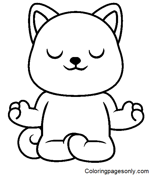 Yoga Coloring Pages Printable for Free Download