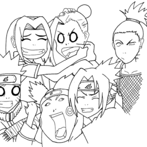 Desenhos de Naruto Para Colorir e Imprimir - Pintar Grátis Online