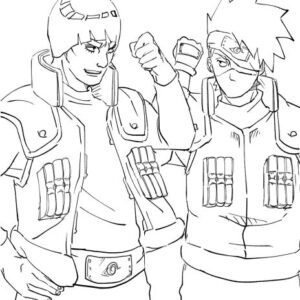 Desenhos do Kakashi de Naruto para colorir, baixar e imprimir - Coloring  Pages SK