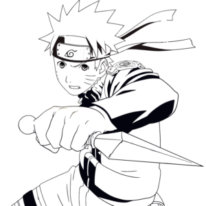 Desenhos Naruto Para Imprimir e Colorir