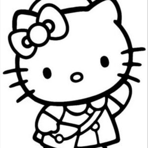 Hello Kitty Coloring Pages Printable for Free Download