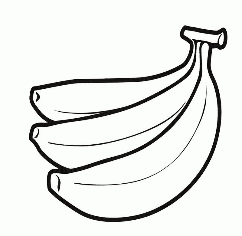 Bananas Coloring Pages (100% Free Printables)