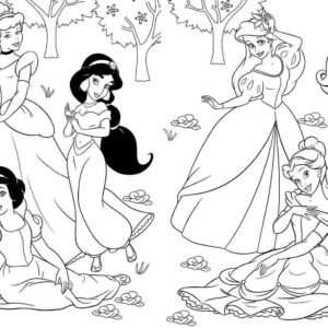 Disney Princess Coloring Pages – Free Printable Download, best stuff