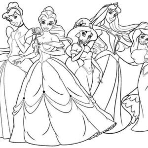 Disney Princess Coloring Pages – Free Printable Download, best stuff