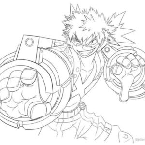 My Hero Academia Coloring Pages Printable for Free Download