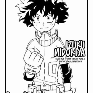 My Hero Academia Coloring Pages 100 Free Coloring Pages