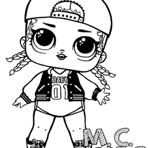 Fun and Educational LOL Dolls Coloring Pages for Kids