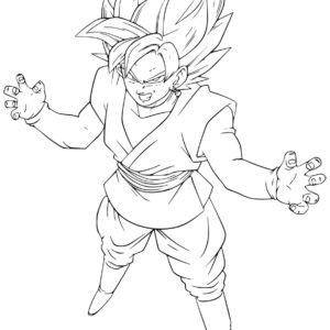 40 Desenhos do Dragon Ball Z para Colorir e Imprimir - Online