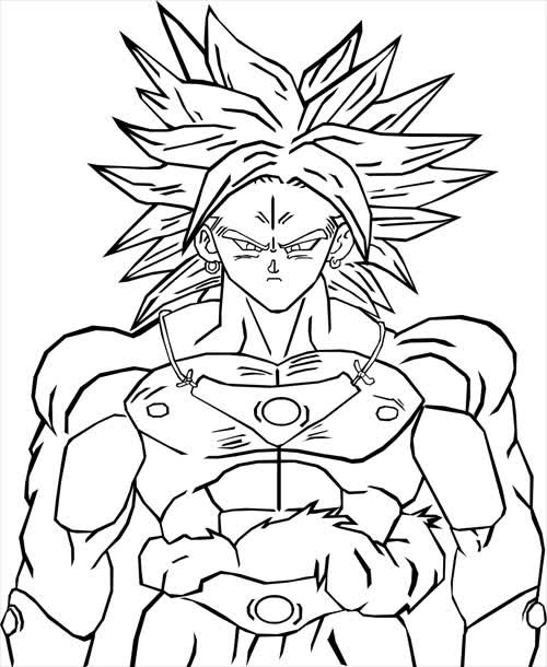 Desenhos do Goku para Colorir e Imprimir - Tudo Para Colorir