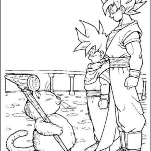 Dragon Ball Z coloring picture