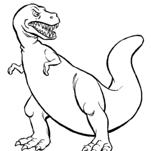 Cute Dinosaur coloring page  Free Printable Coloring Pages