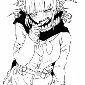 Himiko Toga: The Ruthless Assassin Printable for Free Download