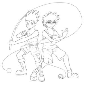 Hunter x Hunter Coloring Pages Printable for Free Download