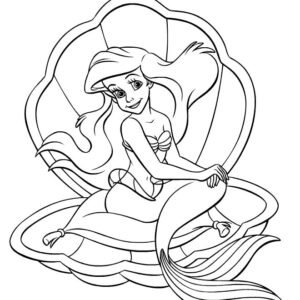 baby disney princess coloring pages