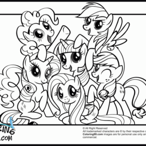 My Little Pony Coloring Page Printable for Free Download