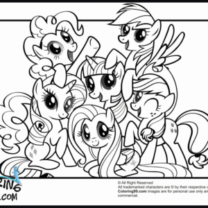 9 Free Printable Pony Coloring Pages for Kids in 2023