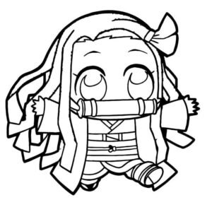 Nezuko  Desenhos lindos para colorir, Imagens tumblr para colorir,  Desenhos para colorir naruto