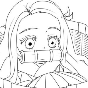 Nezuko Coloring Pages  65 Picrures Free Printable