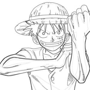 Desenhos para colorir One Piece 