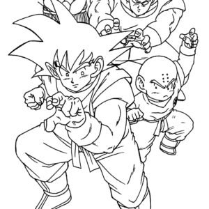 Desenhos de Dragon Ball Z para colorir - Bora Colorir