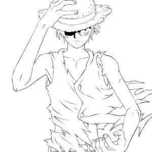 One Piece Film Red Coloring Pages Printable for Free Download