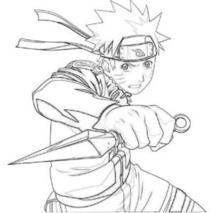 Desenhos para colorir do Naruto: 40 opções para imprimir!