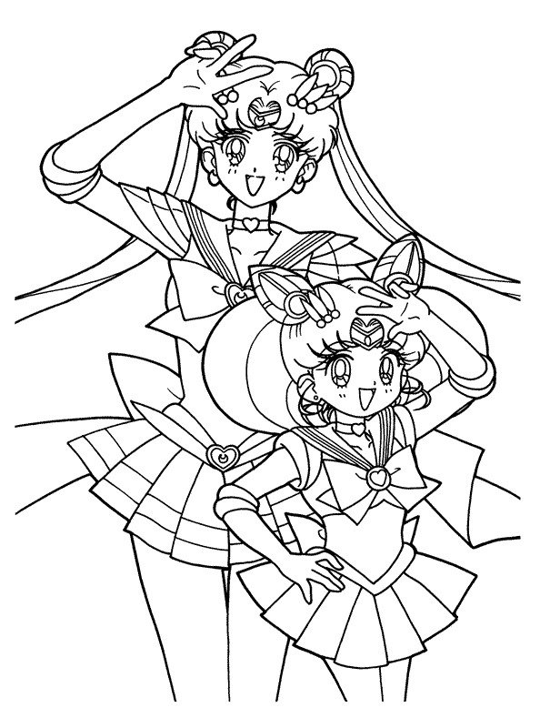 Desenhos da Sailor Moon para pintar e colorir - Pinte Online