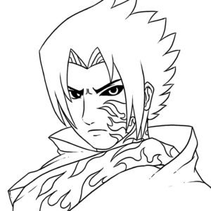 93 Sasuke para colorir