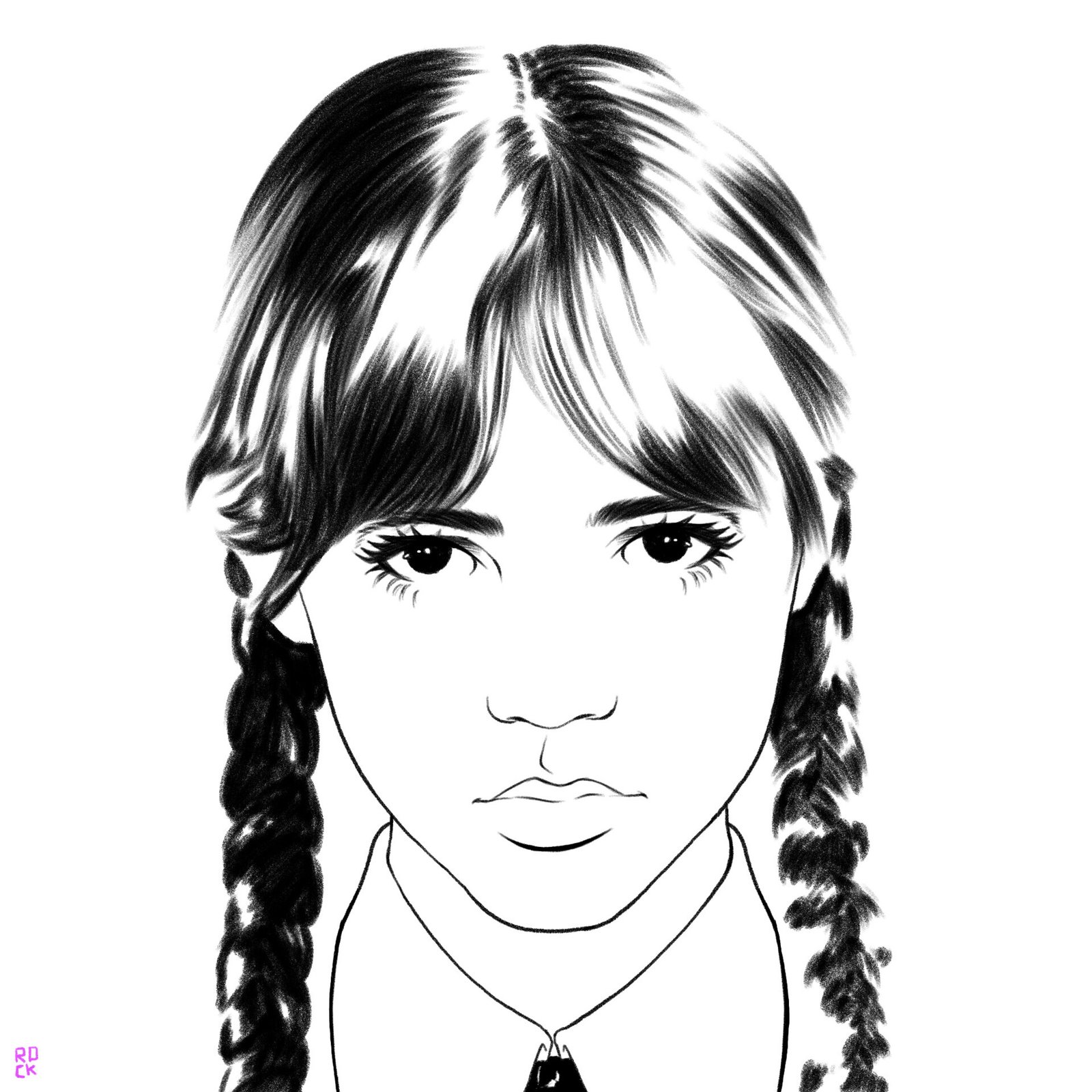 Wednesday Addams' World of Colorful Fun Printable for Free Download
