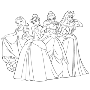 Disney Princess Coloring Pages – Free Printable Download, best stuff