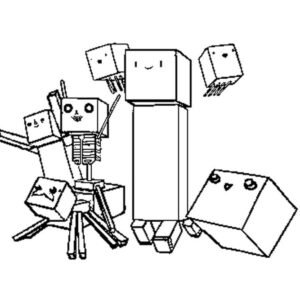 Coloring Pages Roblox  Minecraft coloring pages, Coloring pages for boys,  Coloring pages to print