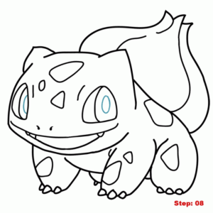 Pokemon Bulbasaur Lovely Coloring Page » Turkau